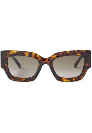 Jimmy Choo Eyewear Nena square-frame sunglasses - Marrone