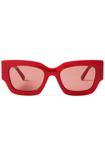 Jimmy Choo Eyewear Nena square-frame sunglasses - Rosso