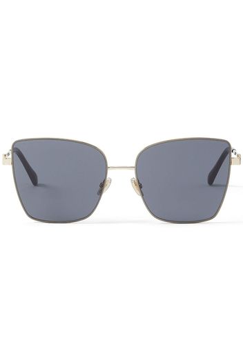 Jimmy Choo Eyewear Vella oversize-frame sunglasses - Oro