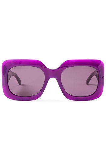 Jimmy Choo Eyewear Gaya square-frame sunglasses - Viola