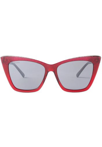 Jimmy Choo Eyewear Lucine cat-eye sunglasses - Rosso