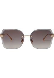 Jimmy Choo Eyewear Corin rimless gradient-lens sunglasses - Grigio