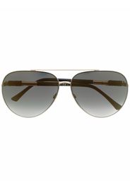 Jimmy Choo Eyewear Occhiali da sole modello aviator Gray - Marrone