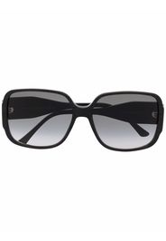 Jimmy Choo Eyewear Occhiali da sole oversize - Nero