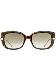 Jimmy Choo Eyewear Orla rectangular-frame sunglasses - Marrone