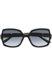 Jimmy Choo Eyewear Sammi oversized sunglasses - Nero