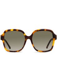 Jimmy Choo Eyewear Rella square-frame sunglasses - 086HA HAVANA