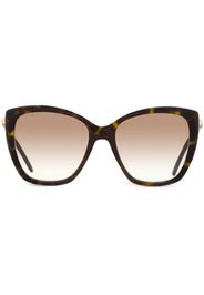 Jimmy Choo Eyewear Rose tortoiseshell-effect sunglasses - 086HA Havana/Black