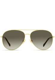 Jimmy Choo Eyewear Devan pilot-frame sunglasses - 06JHA Gold/Havana