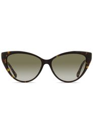 Jimmy Choo Eyewear Occhiali da sole Val cat-eye - 086HA Havana/Gold