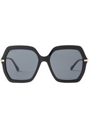 Jimmy Choo Eyewear Esther oversize-frame sunglasses - Nero
