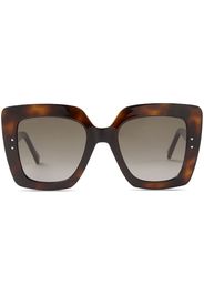 Jimmy Choo Eyewear Auri oversize-frame sunglasses - Marrone