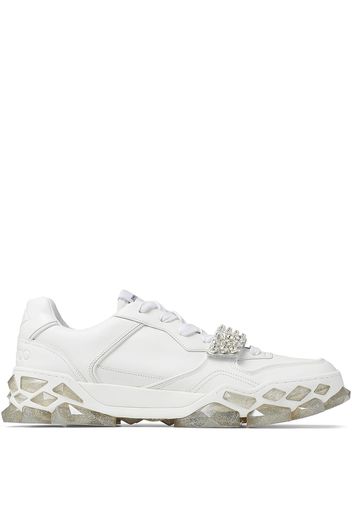 Jimmy Choo Sneakers Diamond X con decorazione - Bianco