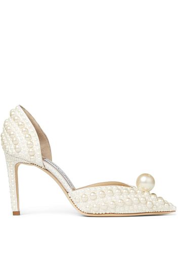 Jimmy Choo Sabine 85mm pumps - Bianco