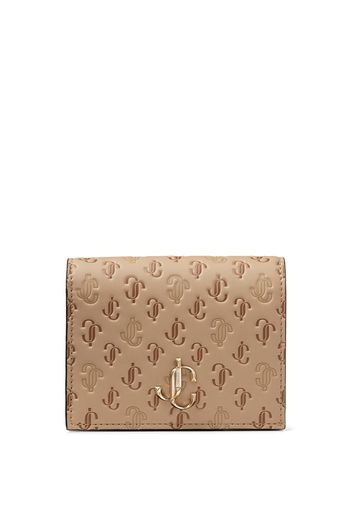 Jimmy Choo Hanne logo-embossed wallet - Marrone