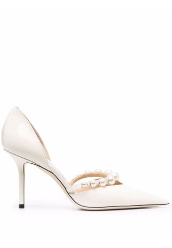 Jimmy Choo JIMMY CHOO AURELIE 85 XKM LATTE WHITE - Bianco