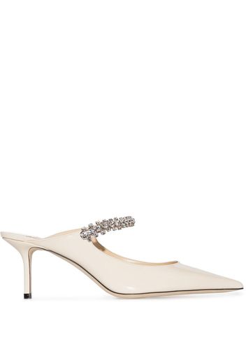 Jimmy Choo bing 65 crystal embellished pumps - Toni neutri