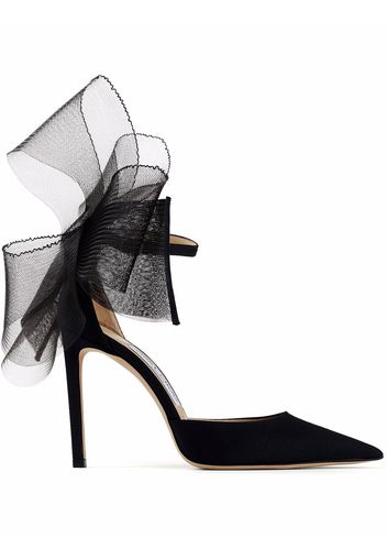 Jimmy Choo Averly 100mm asymmetrical pumps - Nero