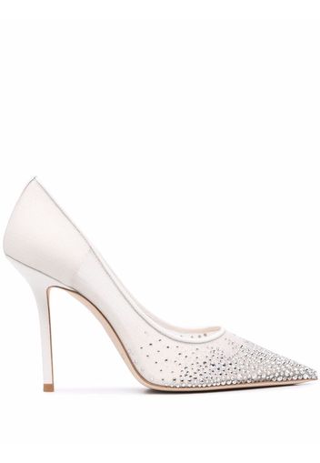 Jimmy Choo Love 100mm pumps - Bianco