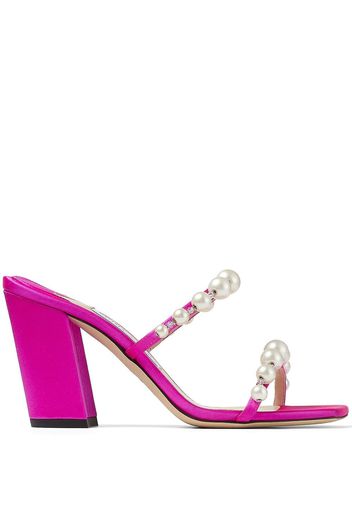 Jimmy Choo Sandali Amara 85mm - Rosa