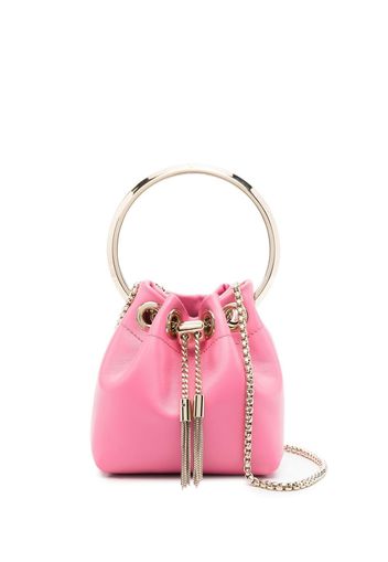 Jimmy Choo micro Bon Bon tote bag - Rosa