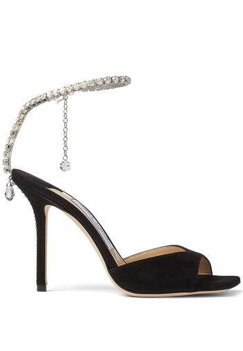 Jimmy Choo Sandali Saeda 100mm - Nero