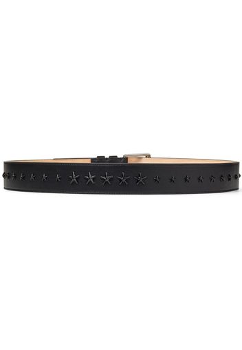 Jimmy Choo Archer star-studded 40mm belt - Nero