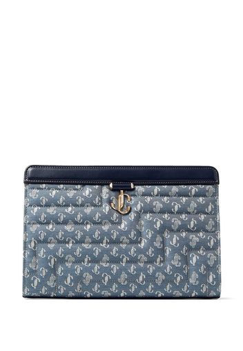 Jimmy Choo Varenne clutch bag - Blu