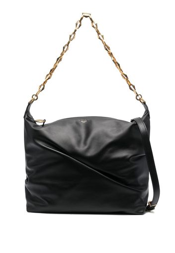 Jimmy Choo Diamond leather shoulder bag - Nero