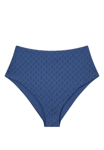 Jimmy Choo Suma monogram bikini set - Blu