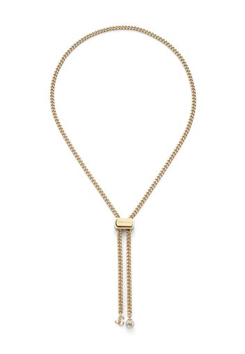 Jimmy Choo Bon Bon pearl-detail necklace - Oro