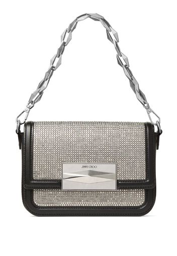 Jimmy Choo Borsa a tracolla Diamond con cristalli - Nero