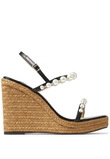 Jimmy Choo Sandali Amatuus con decorazione 110mm - Nero