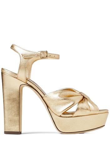 Jimmy Choo Sandali Heloise 120mm - Oro