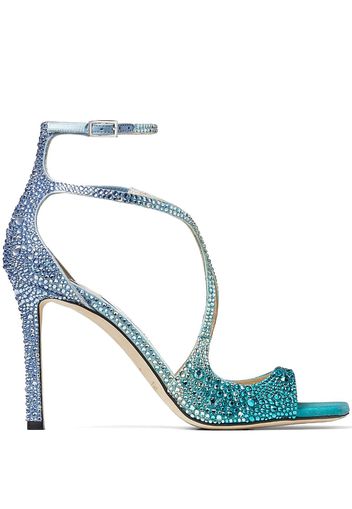 Jimmy Choo Sandali con decorazione Azia - Blu