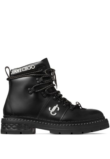 Jimmy Choo Marlow monogram hiking boots - Nero