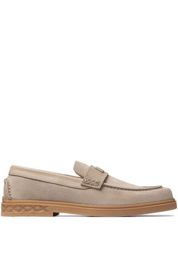 Jimmy Choo Josh Driver suede penny loafers - Toni neutri