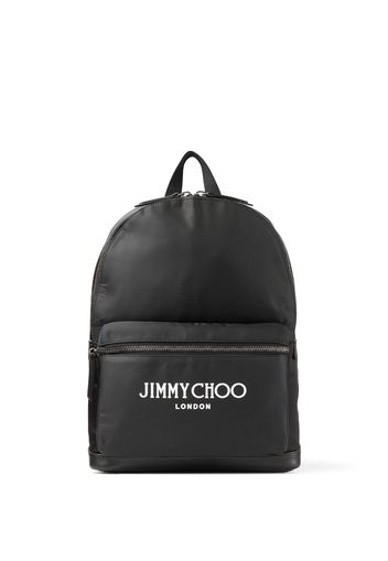 Jimmy Choo Wilmer logo-print backpack - Nero