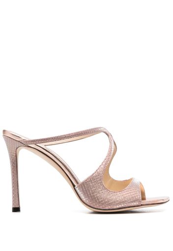 Jimmy Choo Anise 95mm leather mules - Rosa