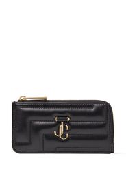 Jimmy Choo Lise zip-around cardholder wallet - Nero