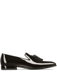 Jimmy Choo tassel- trim loafers - Nero