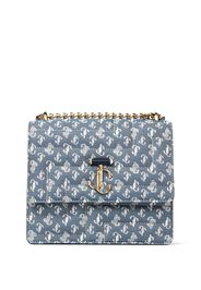 Jimmy Choo Varenne denim shoulder bag - Blu