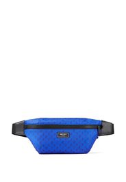 Jimmy Choo Finsley monogram-print belt bag - Blu