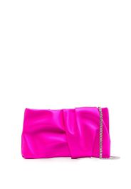 Jimmy Choo Bonny satin clutch - Rosa