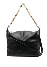 Jimmy Choo Diamond leather shoulder bag - Nero