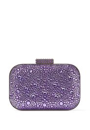 Jimmy Choo Clutch Micro Cloud con cristalli - Viola