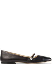 Jimmy Choo Ballerine Elisa con punta quadrata - Nero