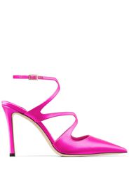 Jimmy Choo Azia 95mm satin pumps - Rosa