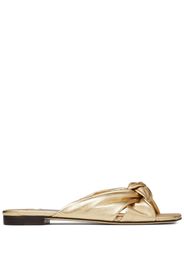 Jimmy Choo Sandali Avenue con finiture metallizzate - Oro