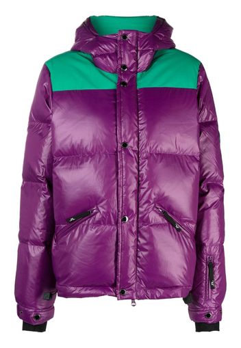 J.Lindeberg Solar colour-block padded jacket - Viola